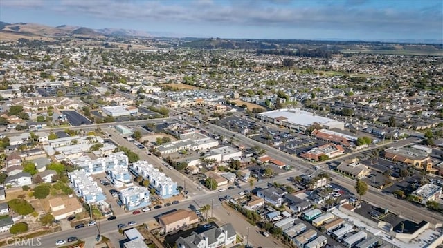 1617 Ramona, Grover Beach, CA 93433 - aerial view of property and surrounding area with mountains