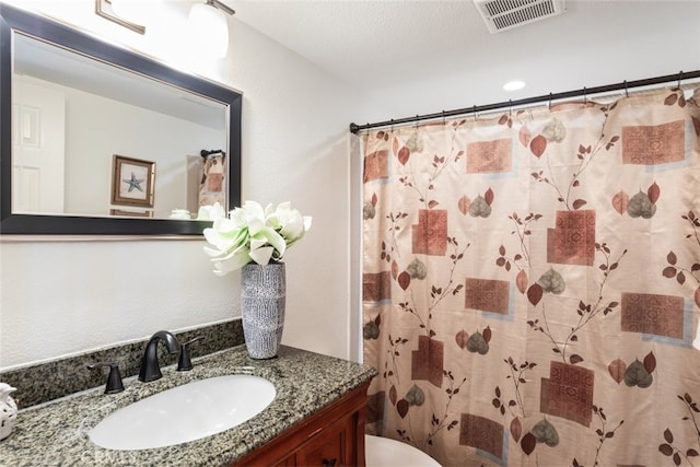 1188 Old Hickory Rd, Corona, CA 92882 - bathroom featuring vanity and a shower with shower curtain