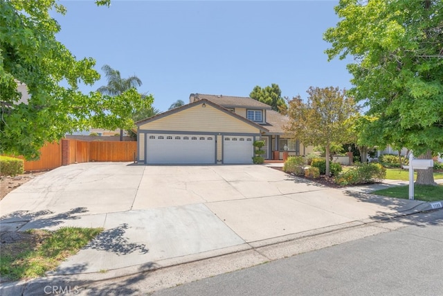 1188 Old Hickory Rd, Corona, CA 92882 - view of front of property with a garage and driveway