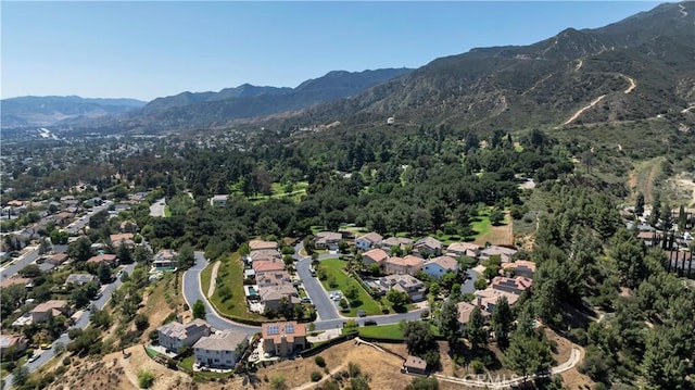 13909 Mountain View Pl, Sylmar, CA 91342 - aerial perspective of suburban area with mountains