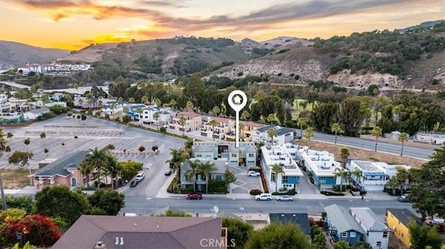 223 San Miguel St, Avila Beach, CA 93424 - aerial view of residential area with a mountain backdrop