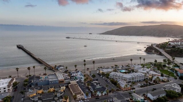 223 San Miguel St, Avila Beach, CA 93424 - aerial overview of property's location featuring a water and mountain view
