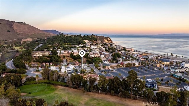 223 San Miguel St, Avila Beach, CA 93424 - aerial view of property's location featuring a water and mountain view