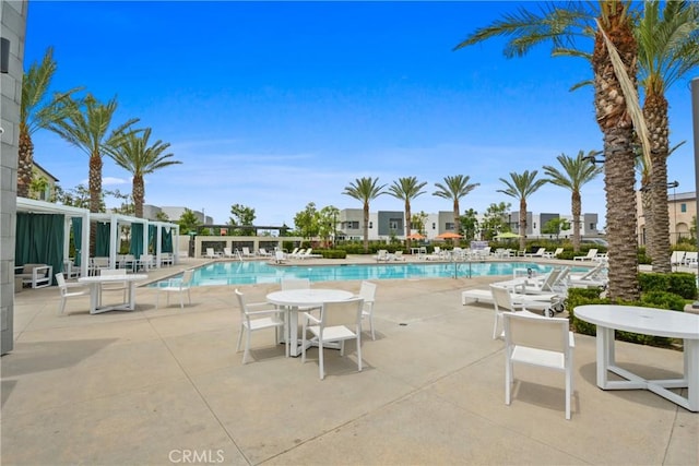 3590 E Peckham Paseo Unit 6, Ontario, CA 91761 - community pool featuring a patio area