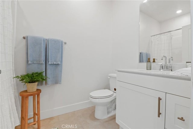 3590 E Peckham Paseo Unit 6, Ontario, CA 91761 - bathroom with vanity and tile patterned floors