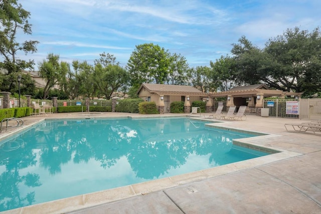 8749 Fairoaks Ct, Rancho Cucamonga, CA 91730 - community pool featuring a patio area