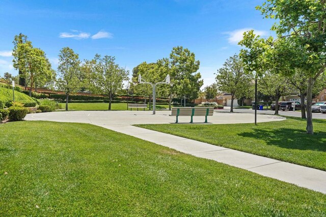 8749 Fairoaks Ct, Rancho Cucamonga, CA 91730 - view of community with community basketball court and a yard