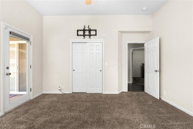 1377 Lucy Way, Chico, CA 95973 - unfurnished bedroom featuring carpet, baseboards, and a closet