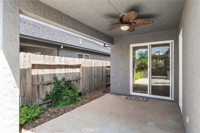 1377 Lucy Way, Chico, CA 95973 - view of patio / terrace featuring a ceiling fan