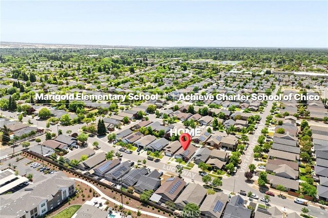 1377 Lucy Way, Chico, CA 95973 - aerial perspective of suburban area