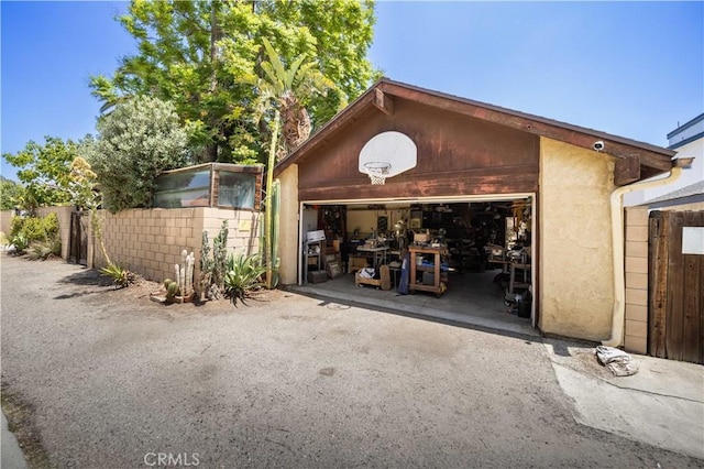 1344 River Rd, Corona, CA 92878 - garage with driveway