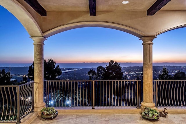 7133 Obelisco Cir, Carlsbad, CA 92009 - view of patio / terrace with a balcony