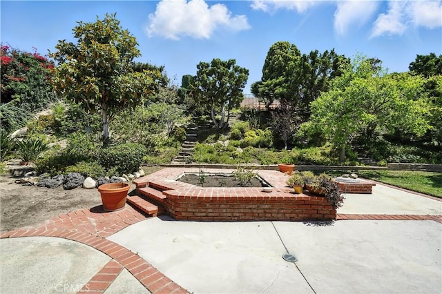19401 Twin Hills Pl, Porter Ranch, CA 91326 - view of patio featuring view of scattered trees