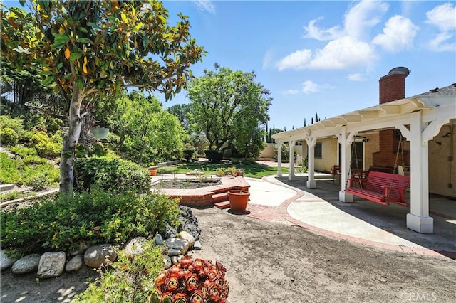 19401 Twin Hills Pl, Porter Ranch, CA 91326 - view of yard featuring a patio area