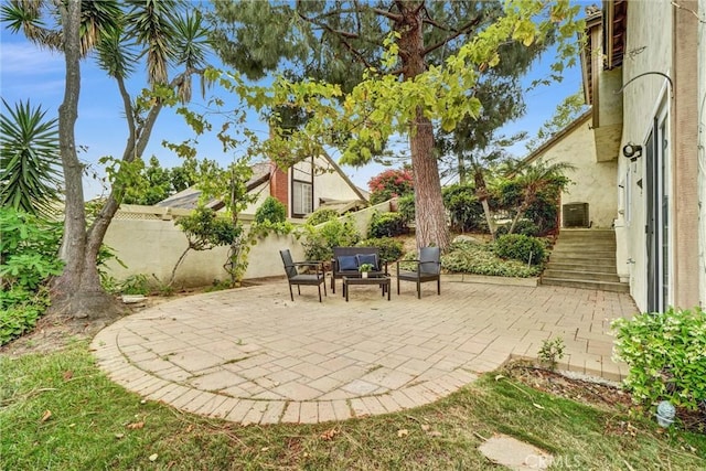 4144 Rainwood Ave, Yorba Linda, CA 92886 - view of patio with an outdoor living space