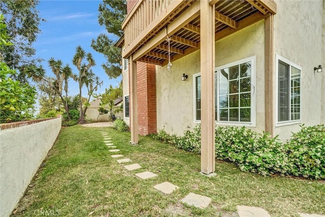 4144 Rainwood Ave, Yorba Linda, CA 92886 - view of side of home with stucco siding and brick siding