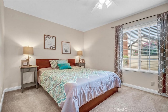 4144 Rainwood Ave, Yorba Linda, CA 92886 - carpeted bedroom featuring baseboards and ceiling fan