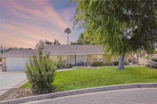 19302 Maynard Way N, Tustin, CA 92705 - single story home featuring concrete driveway, a front yard, an attached garage, and stucco siding
