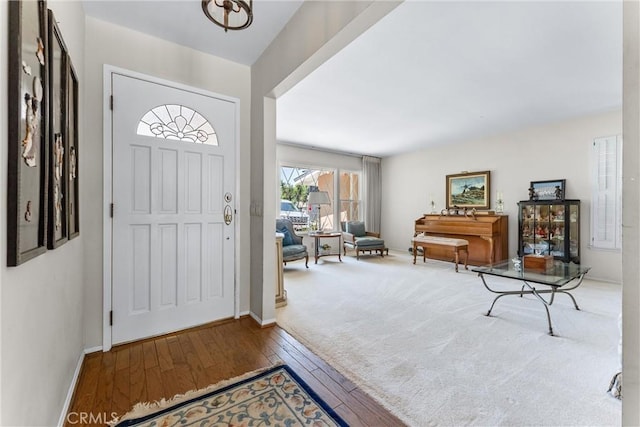 19302 Maynard Way N, Tustin, CA 92705 - foyer entrance with wood-type flooring and baseboards