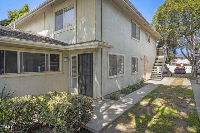 2692 Anchor Ave, Port Hueneme, CA 93041 - view of front of home with stairway and stucco siding