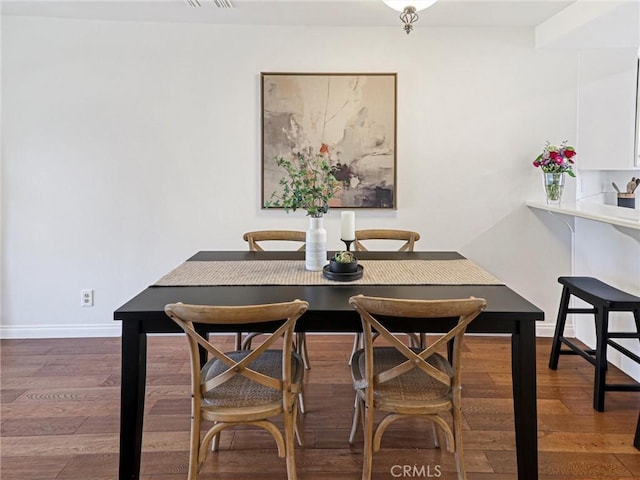 5924 S Pacific Coast Hwy Unit 22, Redondo Beach, CA 90277 - dining space with wood finished floors and baseboards