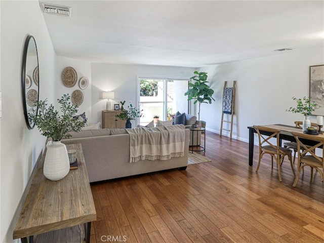 5924 S Pacific Coast Hwy Unit 22, Redondo Beach, CA 90277 - living room with hardwood / wood-style floors and baseboards