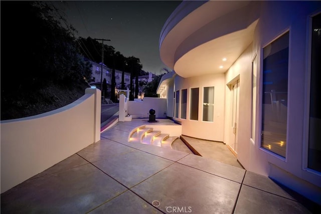 3964 Sumac Dr, Sherman Oaks, CA 91403 - patio at twilight featuring a patio area