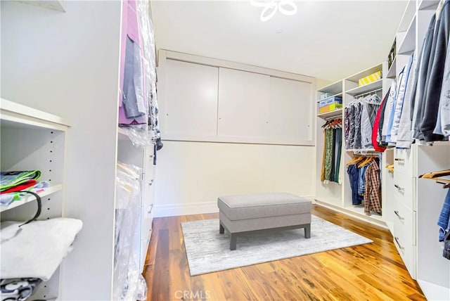 3964 Sumac Dr, Sherman Oaks, CA 91403 - walk in closet with wood finished floors