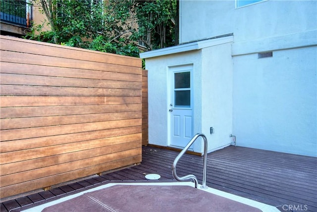 3964 Sumac Dr, Sherman Oaks, CA 91403 - view of wooden deck