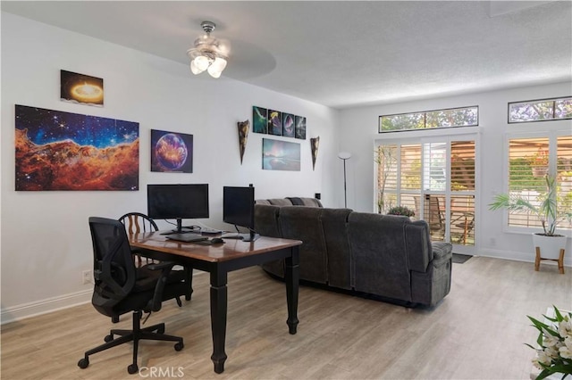 28215 Paseo El Siena Unit 46, Laguna Niguel, CA 92677 - office space with light wood-style floors and a ceiling fan