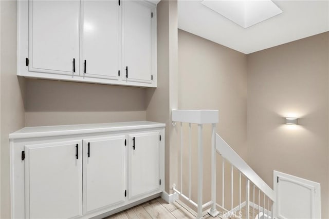26322 W Bravo Ln, Calabasas, CA 91302 - interior space with an upstairs landing and light wood-style floors
