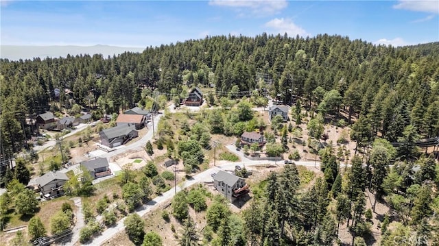 2340 Deep Creek Dr, Running Springs, CA 92382 - aerial overview of property's location featuring a forest