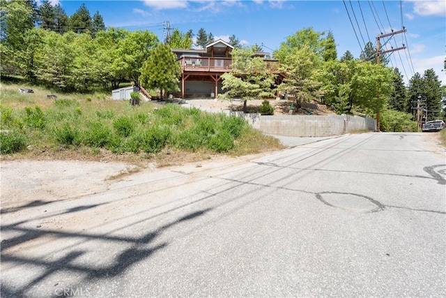 2340 Deep Creek Dr, Running Springs, CA 92382 - view of asphalt street