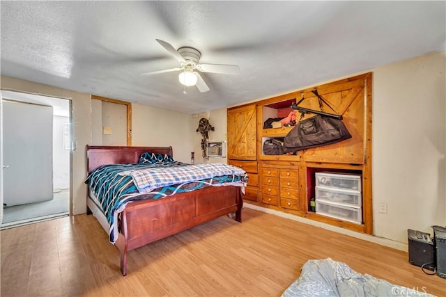 26447 20 Mule Team Rd, Boron, CA 93516 - bedroom with light wood finished floors and a ceiling fan