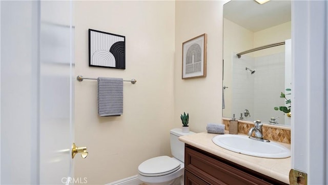 2225 Wind River Ln, Rowland Heights, CA 91748 - full bath featuring toilet, vanity, and a shower