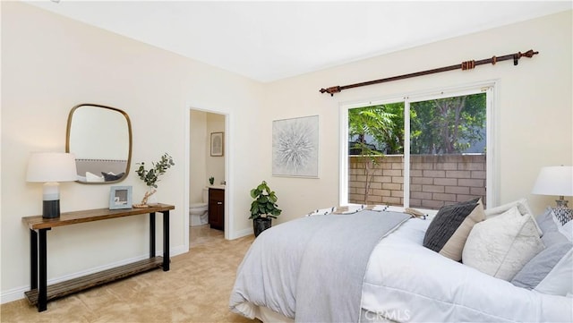 2225 Wind River Ln, Rowland Heights, CA 91748 - bedroom with carpet, ensuite bath, and baseboards