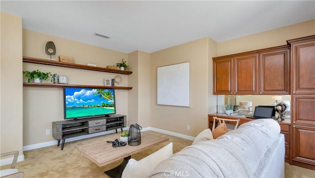 2225 Wind River Ln, Rowland Heights, CA 91748 - living room featuring light colored carpet and baseboards