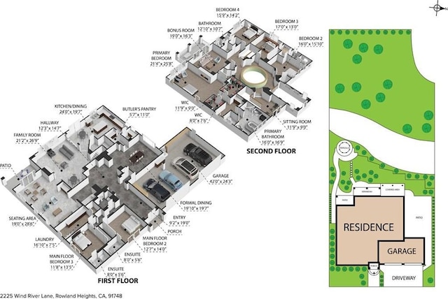 2225 Wind River Ln, Rowland Heights, CA 91748 - room layout