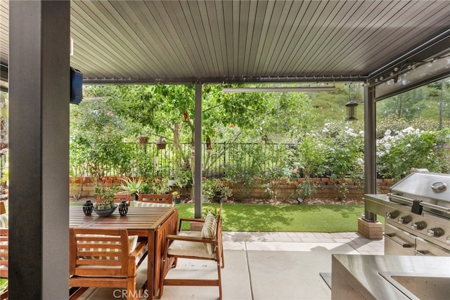 28321 Esplanada Dr, Valencia, CA 91354 - view of patio with outdoor dining space
