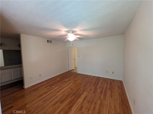 1266 Tarryglen Ln, San Dimas, CA 91773 - unfurnished room featuring ceiling fan, wood finished floors, baseboards, and a textured ceiling