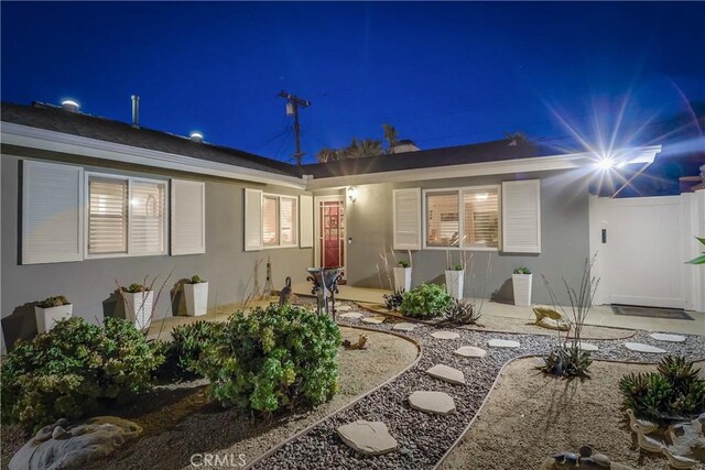 1717 Cumbre Dr, San Pedro, CA 90732 - view of front facade featuring stucco siding