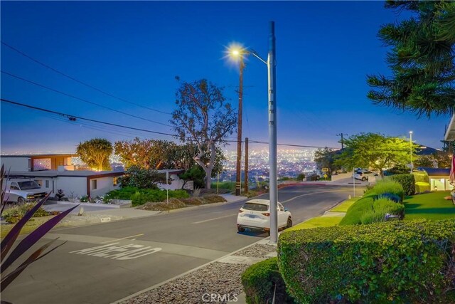 1717 Cumbre Dr, San Pedro, CA 90732 - view of asphalt road with sidewalks