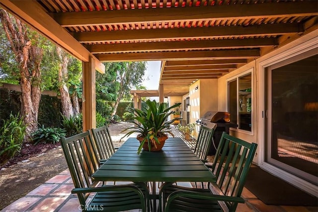 960 Via Serana, Upland, CA 91784 - view of patio / terrace featuring outdoor dining area and a grill