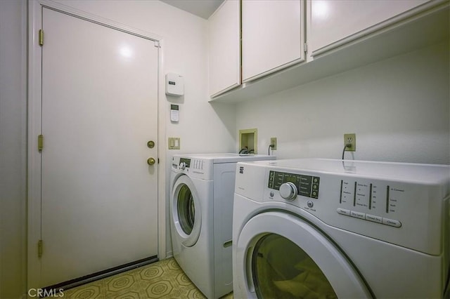 960 Via Serana, Upland, CA 91784 - washroom with cabinet space and washer and dryer