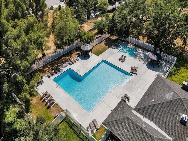 28839 Conejo View Dr, Agoura Hills, CA 91301 - community pool with a patio area