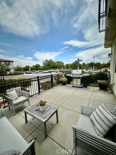40265 Calle Real, Murrieta, CA 92563 - view of patio / terrace featuring an outdoor living space