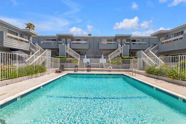 20930 Parthenia St Unit 206, Canoga Park, CA 91304 - community pool featuring stairway