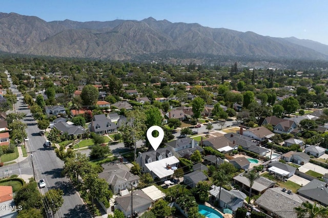 2156 Las Lunas St, Pasadena, CA 91107 - aerial perspective of suburban area with a mountainous background