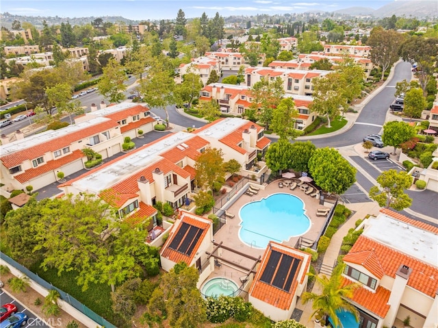 5715 Baltimore Dr Unit 35, La Mesa, CA 91942 - bird's eye view of a pool area