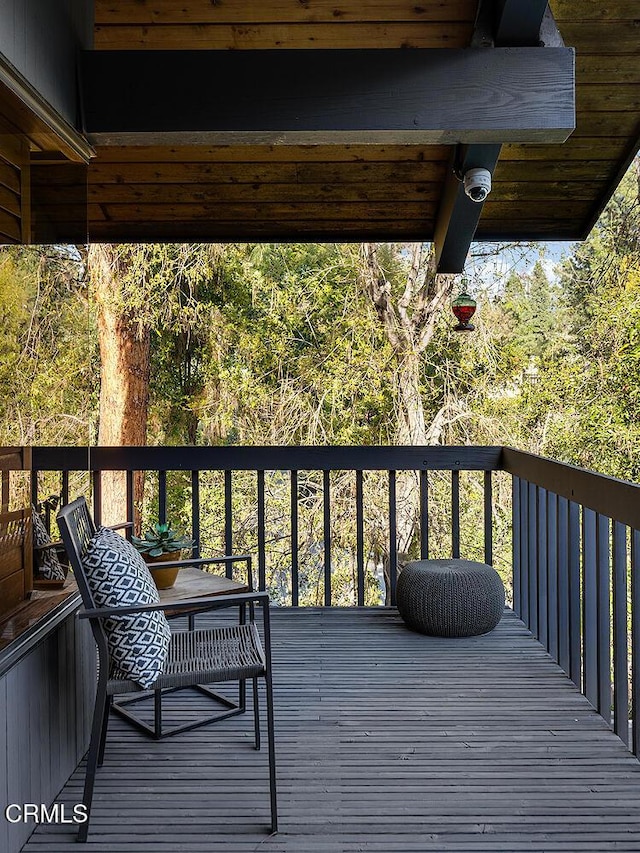 140 Belday Rd, Pasadena, CA 91105 - view of wooden deck